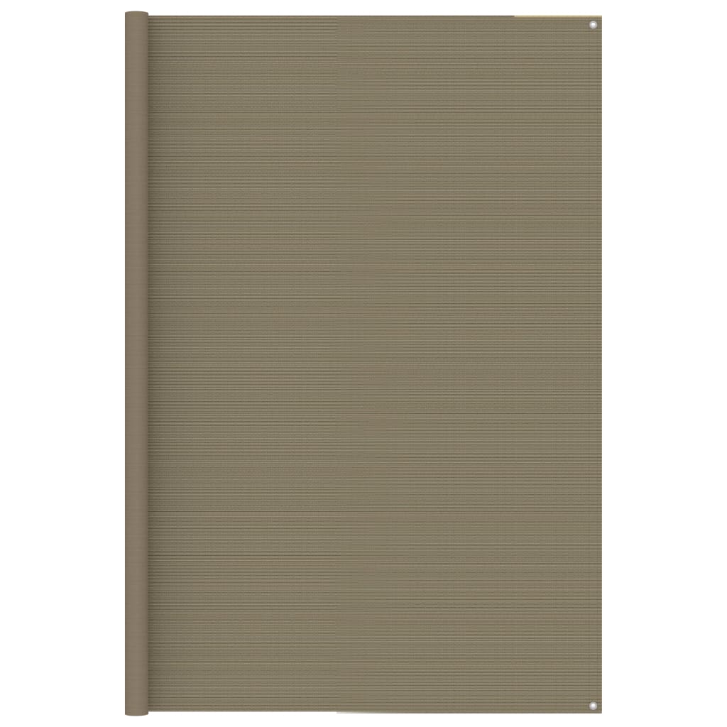 vidaXL Covor pentru cort, gri taupe, 250x250 cm