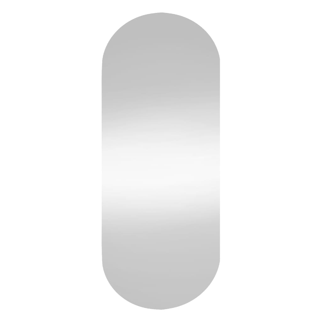 vidaXL Oglindă de perete, 35x80 cm, oval, sticlă