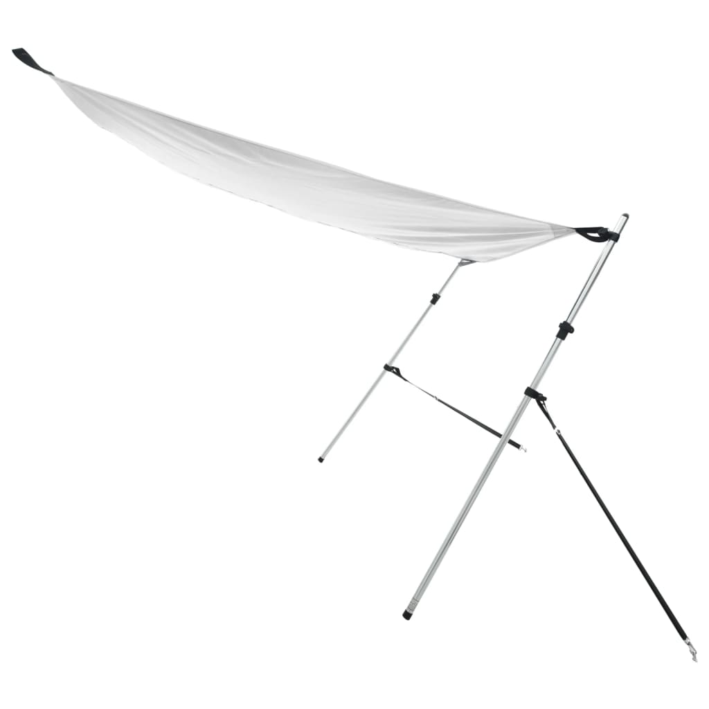 vidaXL Set extensie parasolar T-Top, alb, 170x170x(113-182,5) cm