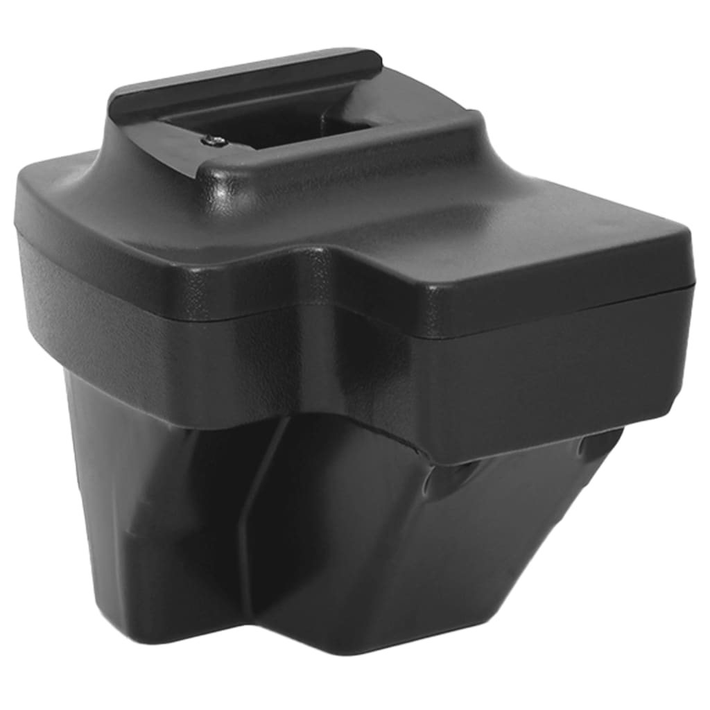 vidaXL Cotieră auto, negru, 15x35x(33-49,5) cm ABS