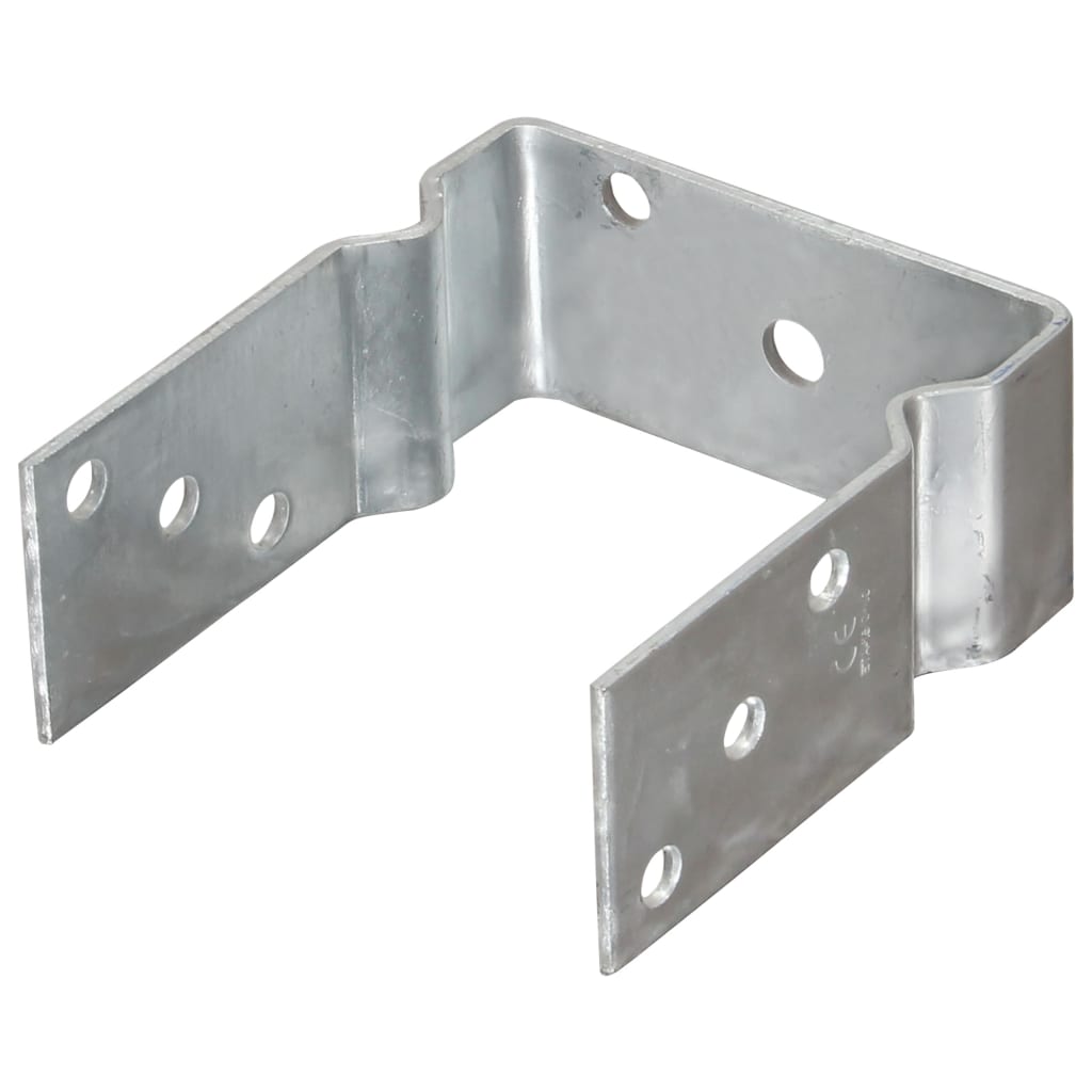 vidaXL Ancore de gard, 6 buc., argintiu, 12x6x15 cm, oțel galvanizat