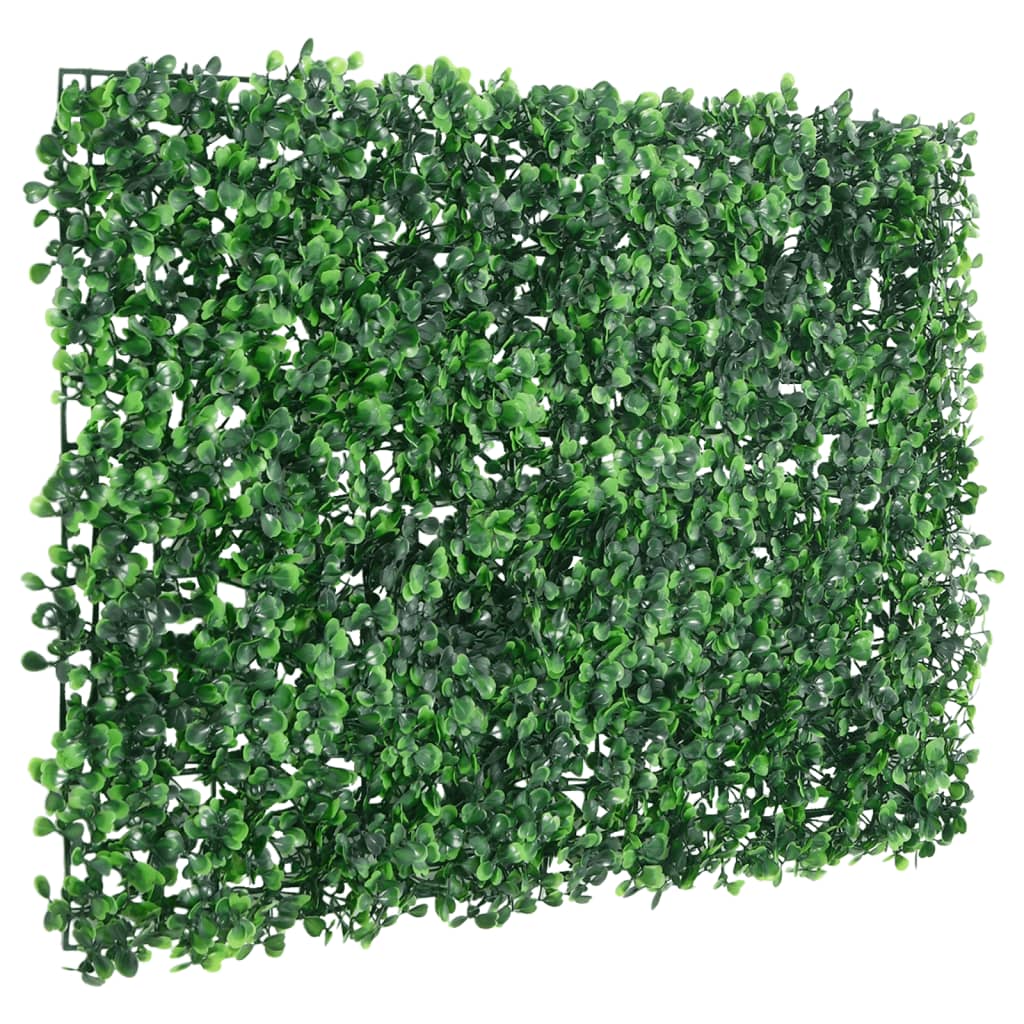  vidaXL Gard din frunze de arbust artificiale, 24 buc. verde 40x60 cm