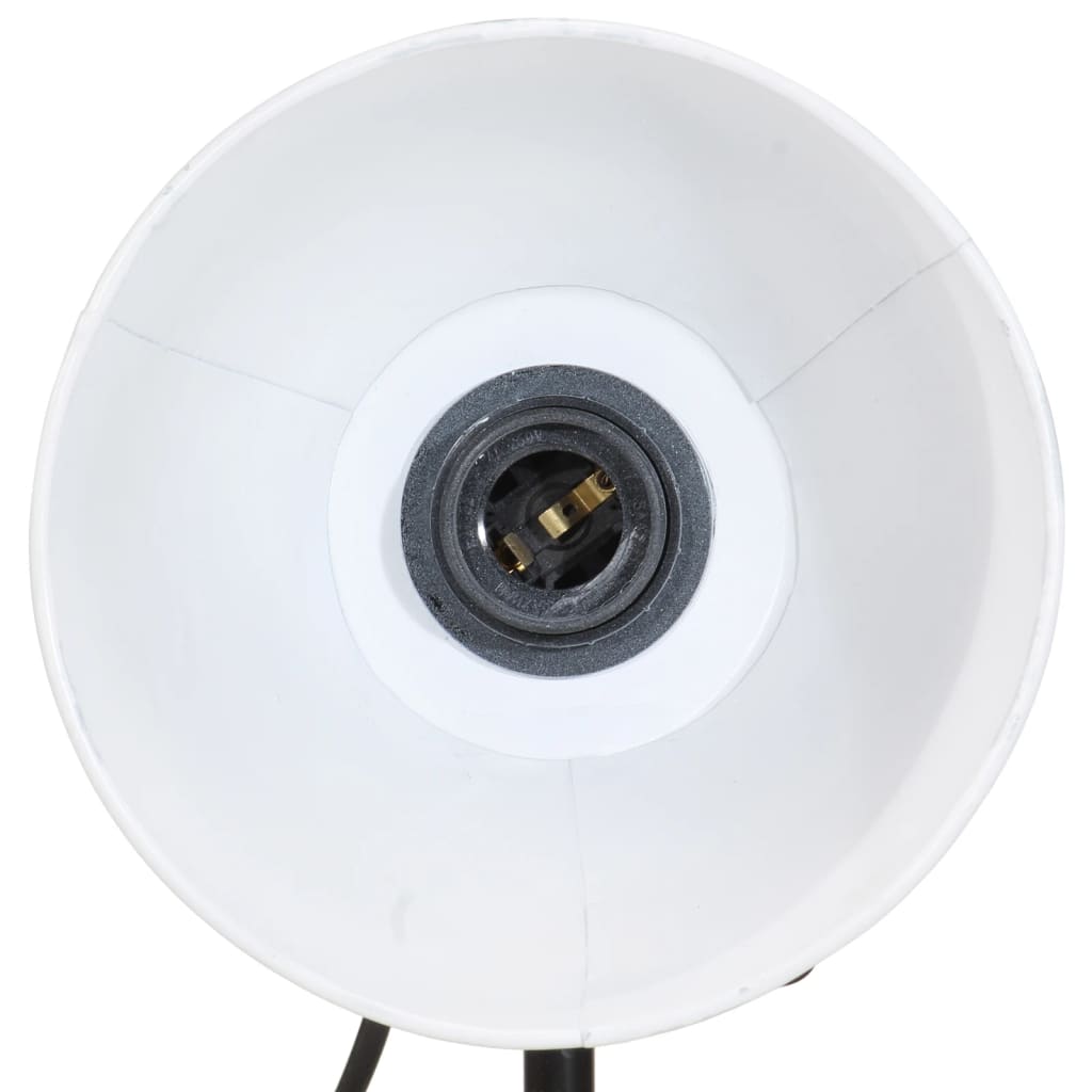 vidaXL Lampă de birou 25 W, alb, 17x17x50 cm, E27