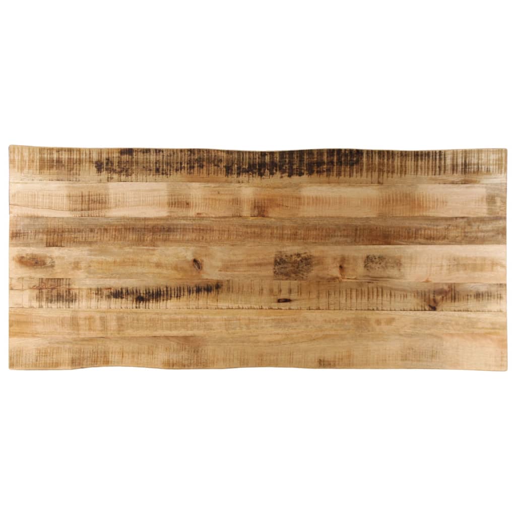 vidaXL Blat de masă contur natural 140x60x3,8 cm lemn masiv mango brut