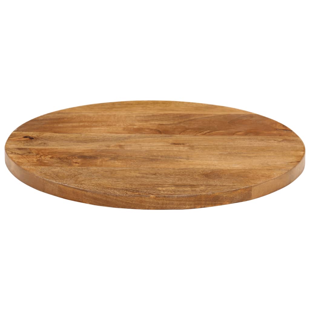 vidaXL Blat de masă rotund, Ø 40x3,8 cm, lemn masiv de mango brut