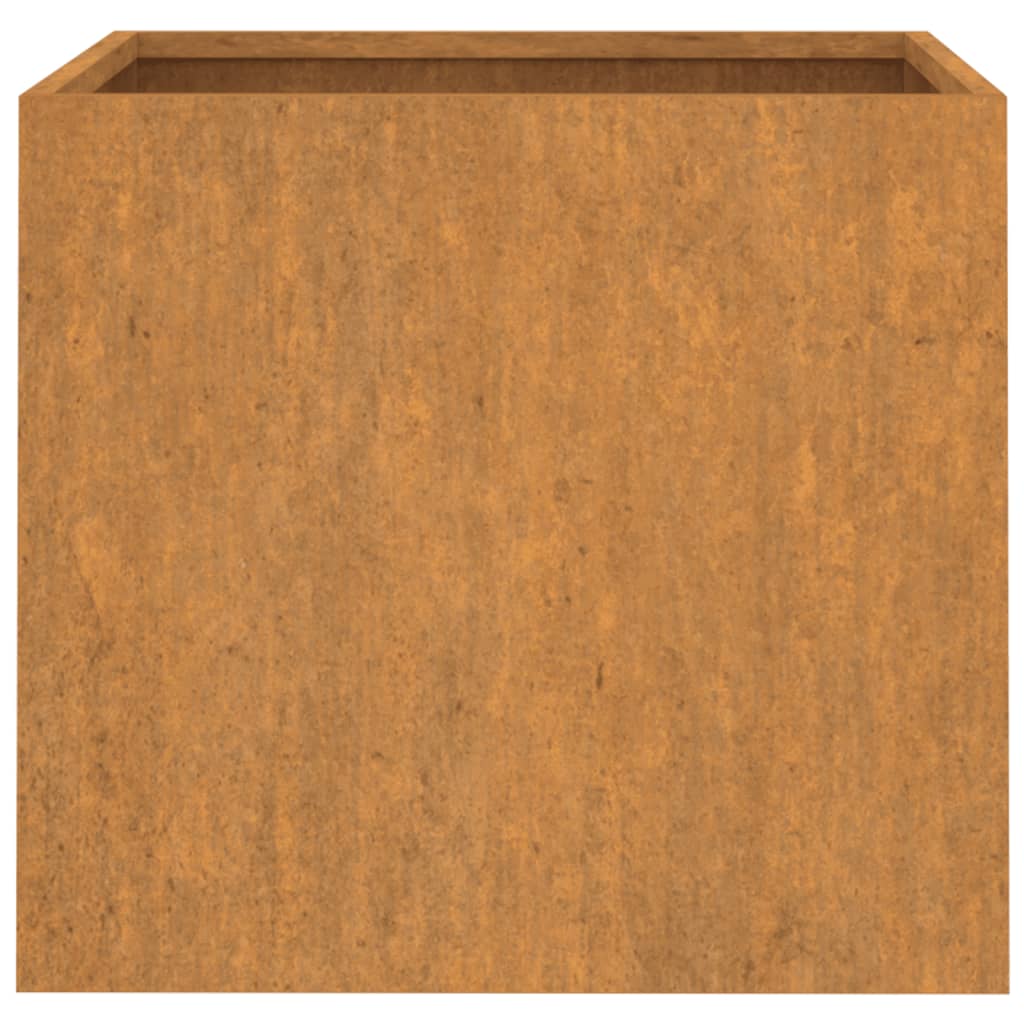 vidaXL Jardiniere, 2 buc., 42x40x39 cm, oțel corten