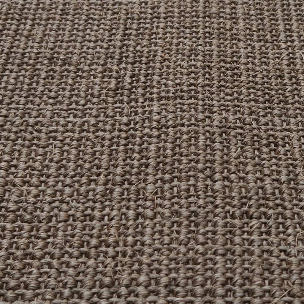 vidaXL Covor din sisal natural, maro, 80x300 cm