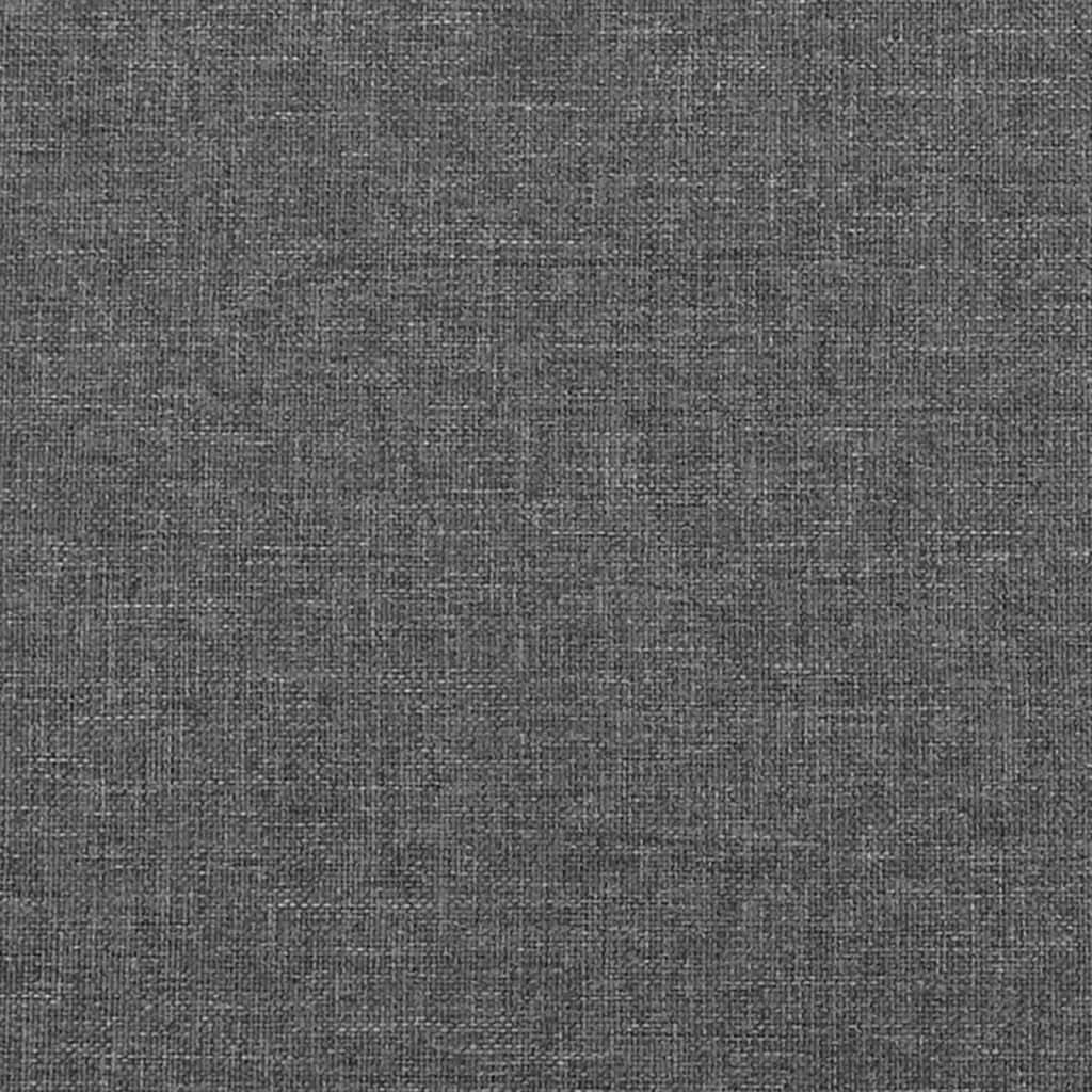 vidaXL Tăblii de pat, 4 buc, gri închis, 72x5x78/88 cm, textil