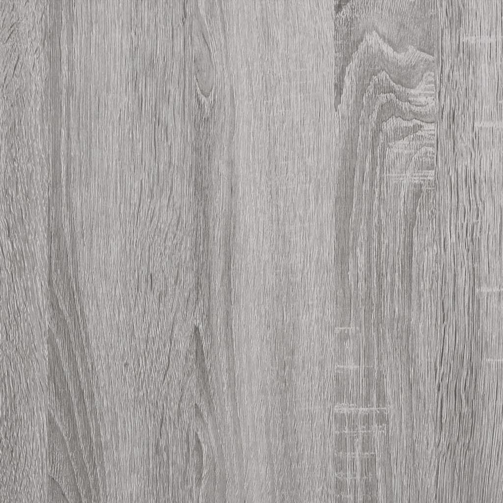 vidaXL Măsuță consolă, gri sonoma, 102x35x90 cm, lemn prelucrat