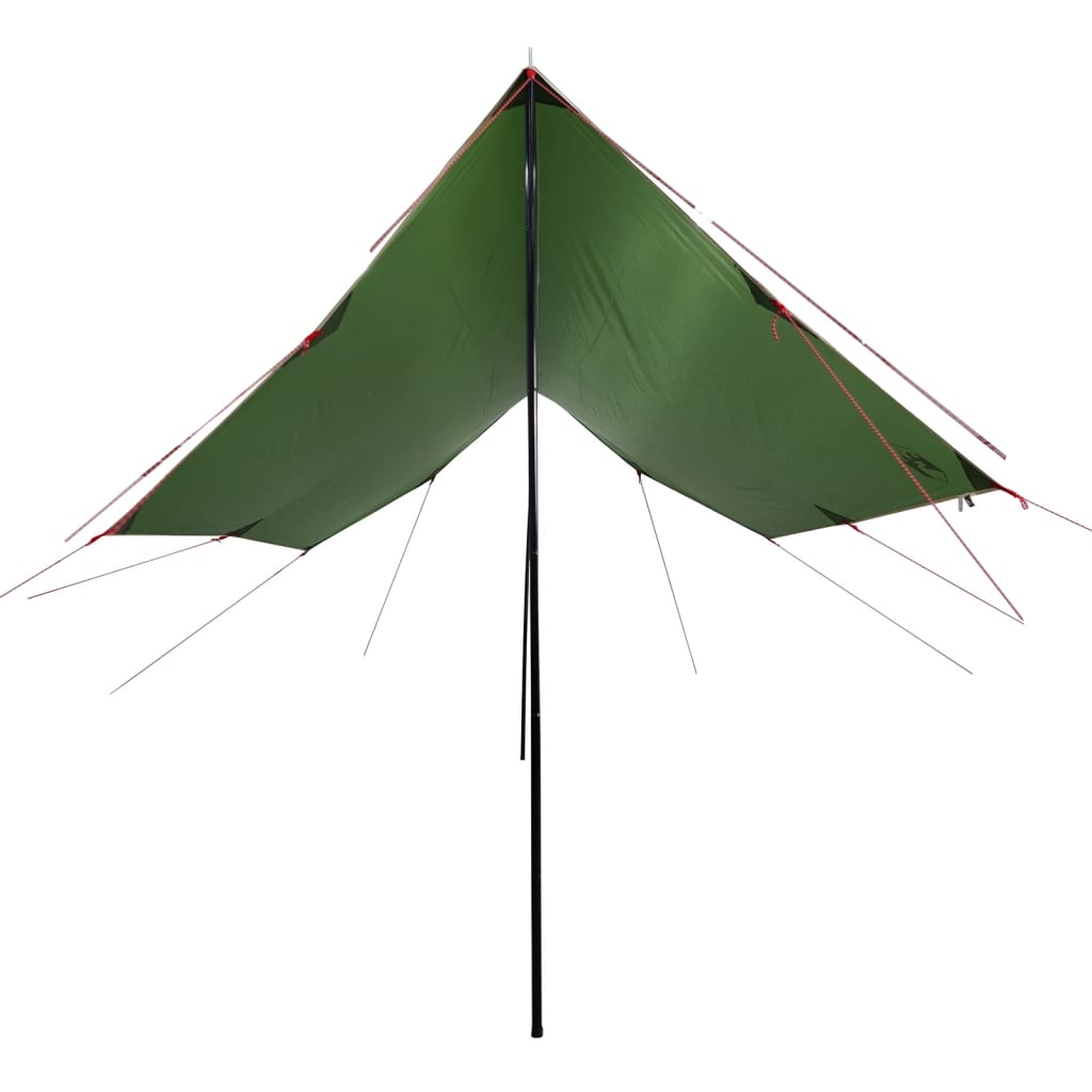 vidaXL Prelată de camping, verde, 460x305x210 cm, impermeabilă