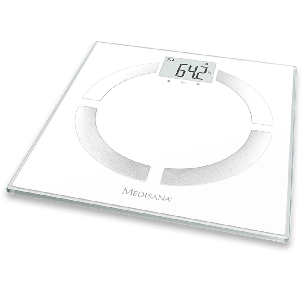 Medisana Cântar de analiză corporală BS 444, 180 kg, alb, 40444
