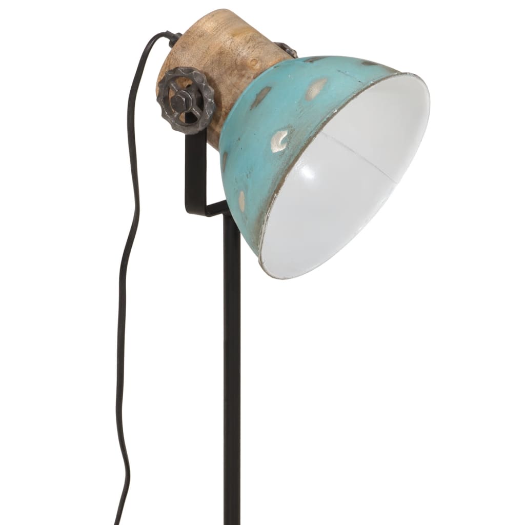 vidaXL Lampă de birou 25 W, albastru uzat, 17x17x50 cm, E27