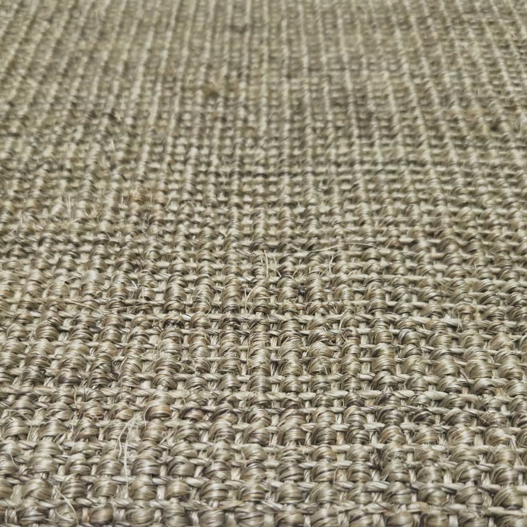 vidaXL Covor din sisal pentru stâlp de zgâriat, gri taupe, 80x300 cm