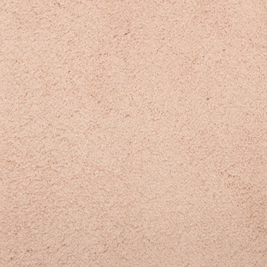 vidaXL Covor HUARTE, fir scurt, moale și lavabil, roz pudră, 80x250 cm